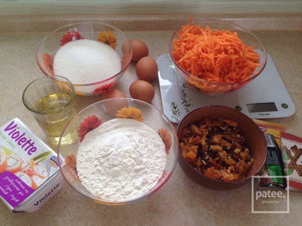Морковный торт - Шаг 1