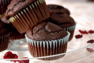 Шоколадные кексы за 1 мин.