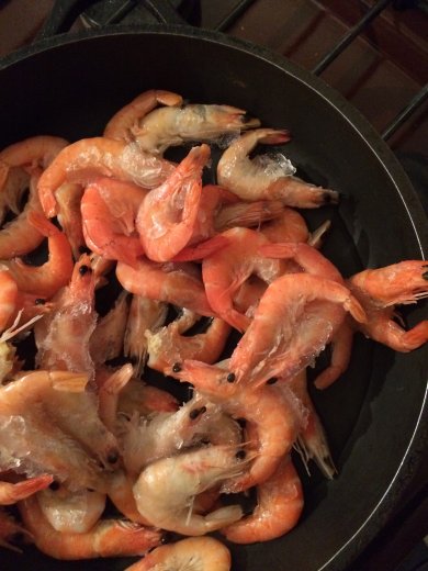 Креветки в чесночно-соевом соусе. - Шаг 1