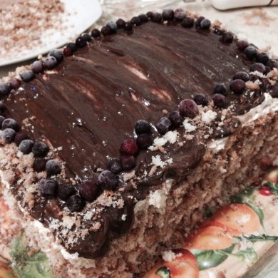 Шоколадно-кремовый торт - Шаг 1