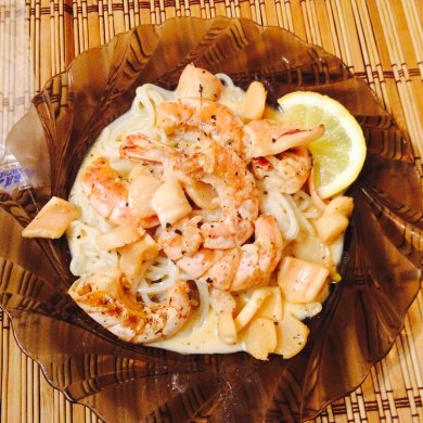 Спагетти с морепродуктами,тушенные в вине и сливках! - Шаг 4