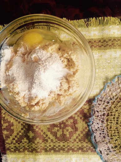 Оладушки из пшенной каши - Шаг 2