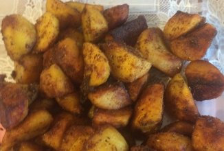 Картофель по деревенски.