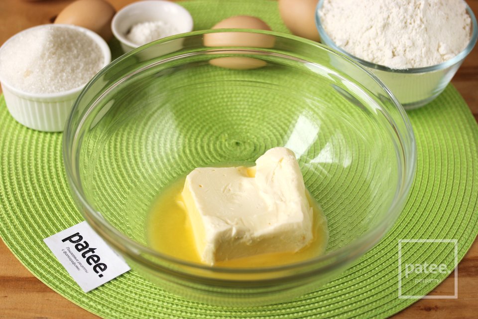 Кексовый пирог с шоколадной крошкой - Шаг 2