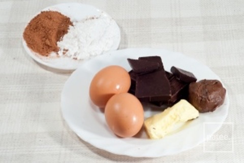 Шоколадный фондан - Шаг 1