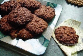 Шоколадное печенье без сахара