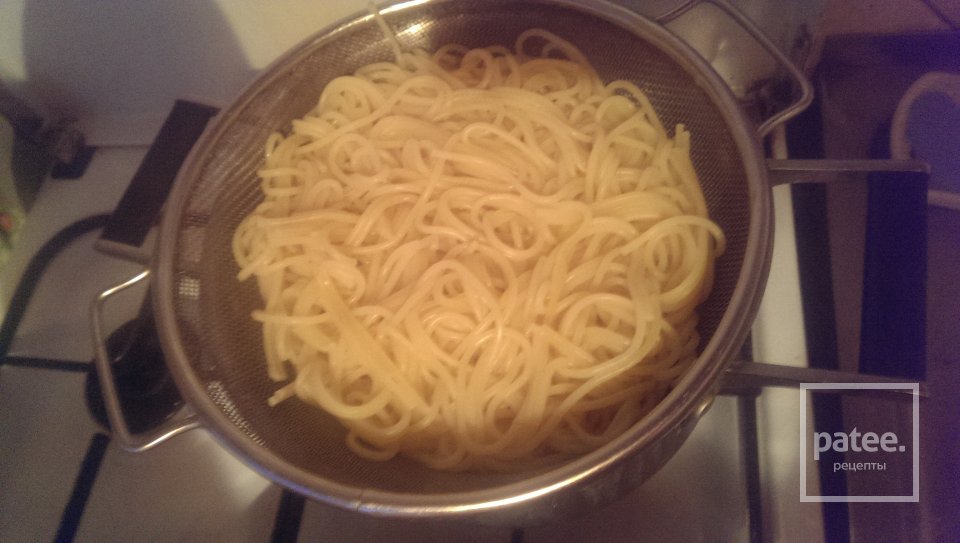 Спагетти с овощами и мясом - Шаг 1