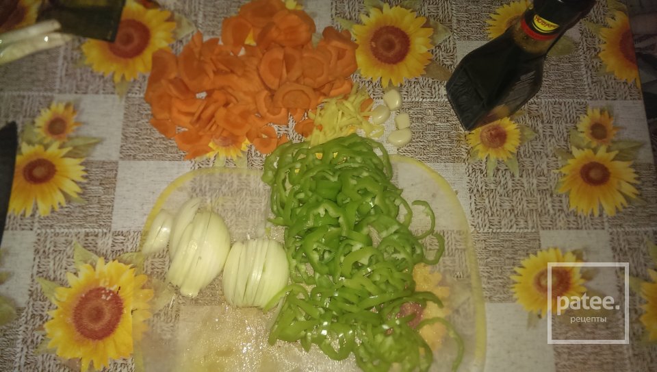 Спагетти с овощами и мясом - Шаг 3