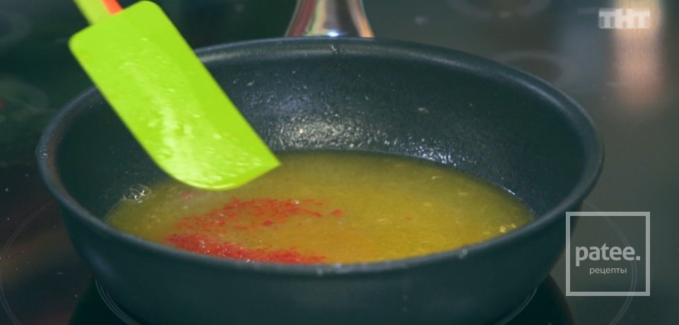 Хумус из чечевицы с гренками и мандариновым соусом - Шаг 3