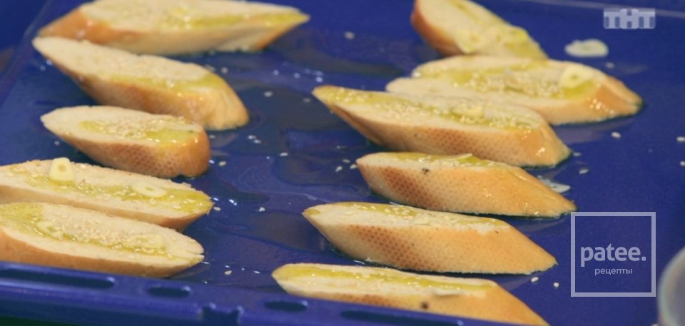 Хумус из чечевицы с гренками и мандариновым соусом - Шаг 4