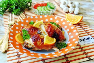 Куриные окорочка в апельсиновой глазури
