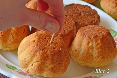 Ромовая баба (мини-пирожные) - приготовление