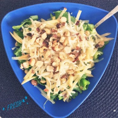 Легкий салат с фундуком - Шаг 1