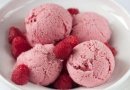 Сливочно-малиновое мороженое