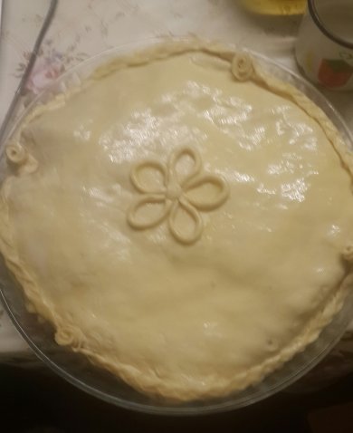 Курник  из блинов и теста - Шаг 6