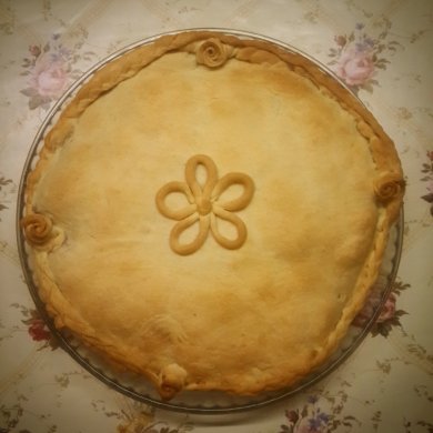 Курник  из блинов и теста - Шаг 7