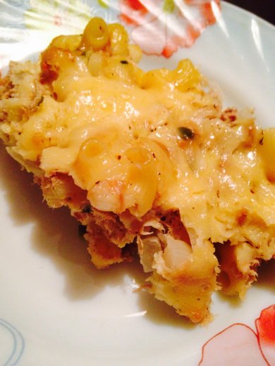 Запеканка с тунцом