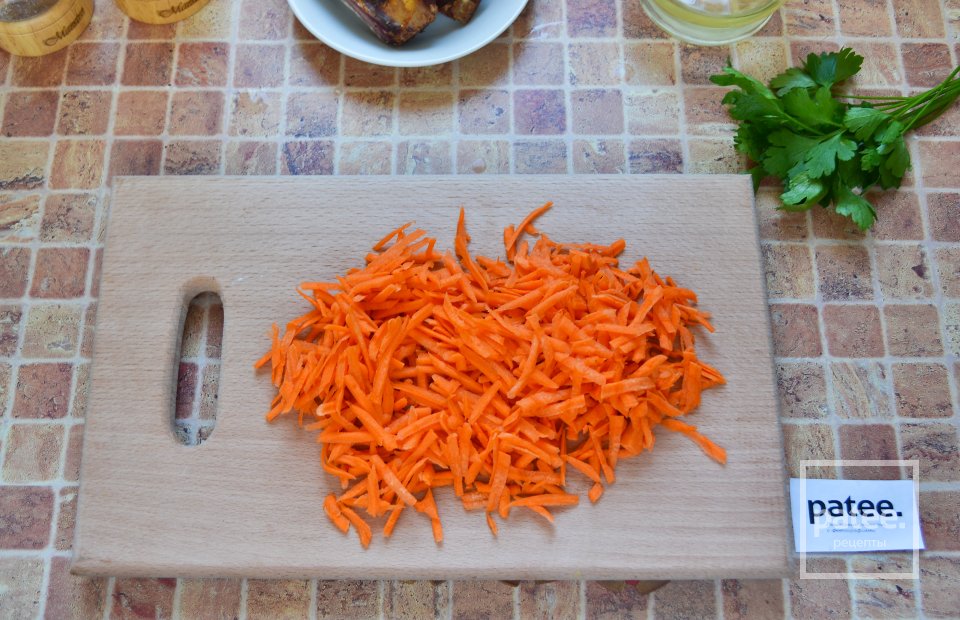 Гороховый суп с копчеными ребрышками - Шаг 3