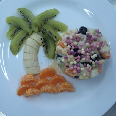 Фруктовый салат "Радуга"