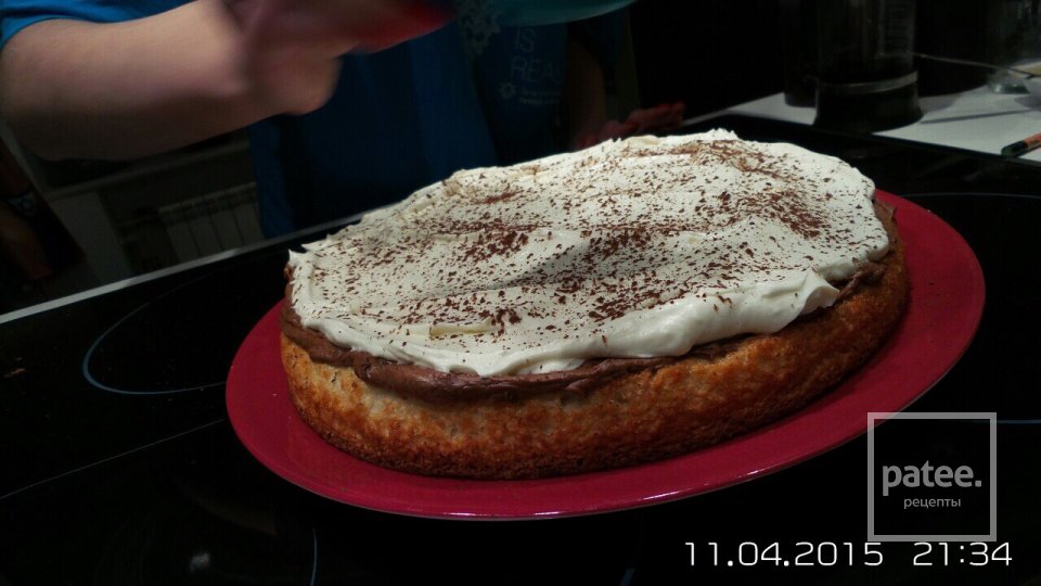 Трехслойный торт с шоколадом и кокосом. - Шаг 1