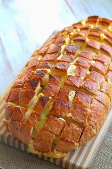 Сырных хлеб с грибами - Шаг 1