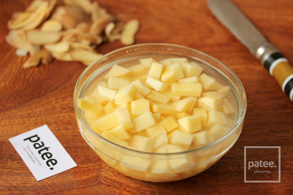 Сырный суп с курицей и щавелем - Шаг 7