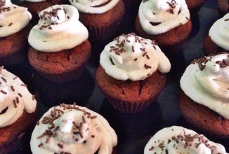 Шоколадные маффины.