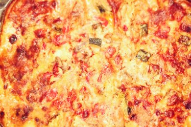 Лазанья овощная с шампиньонами - приготовление