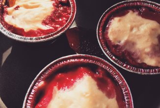 Вишневая пп-запеканка.