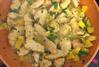 Индейка с апельсинами