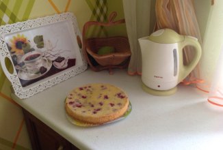 Вишнево-малиновый пирог