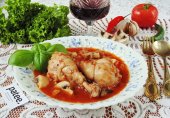 Куриные голени по-охотничьи  Качьятора