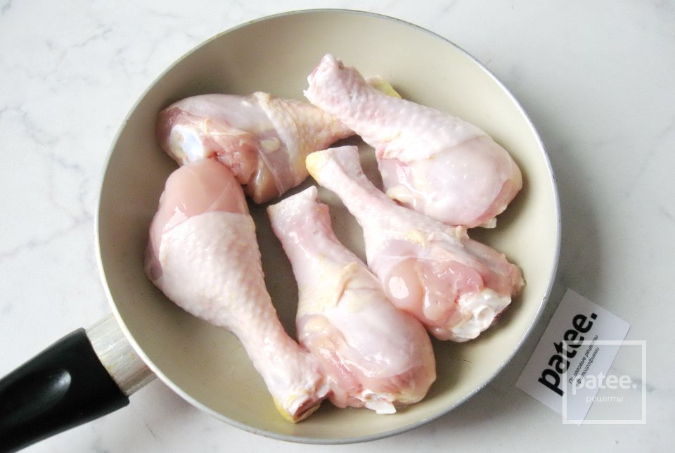 Куриные голени по-охотничьи  Качьятора - Шаг 2