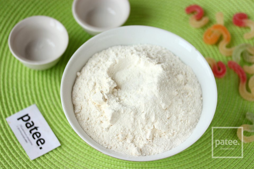 Кексы с желейками для детей - Шаг 2