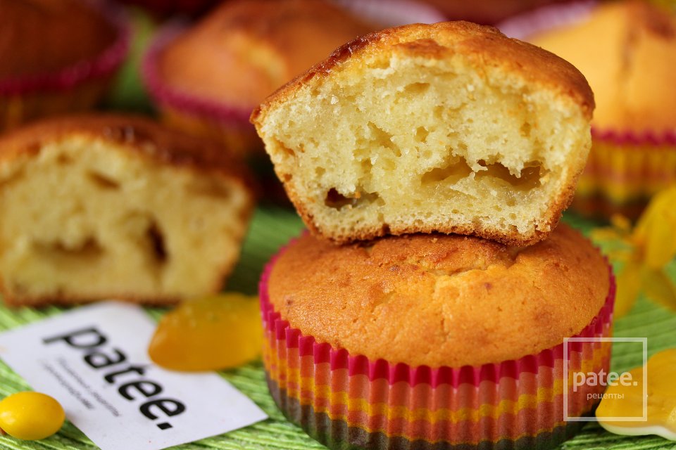 Кексы с желейками для детей - Шаг 14