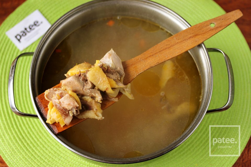 Лёгкий куриный суп с картофелем - Шаг 8