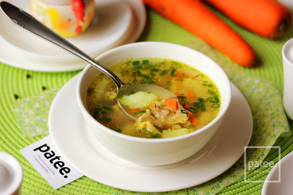 Лёгкий куриный суп с картофелем - Шаг 15