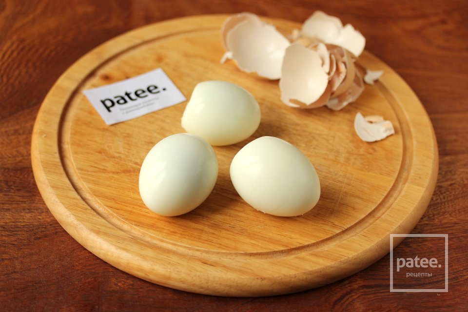 Салат из зелёного лука с яйцом - Шаг 2