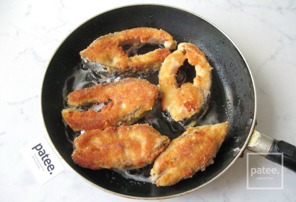 Жареный карп в сырном кляре - Шаг 13