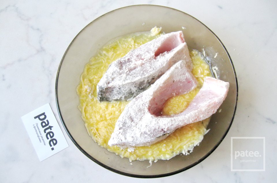 Жареный карп в сырном кляре - Шаг 12