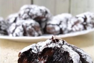 Шоколадное печенье без муки