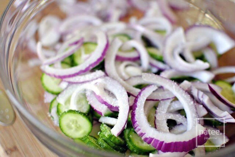 Легкий огуречный салат - Шаг 1