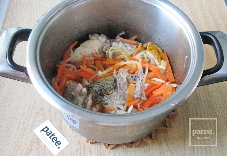 Диетический плов с курицей - Шаг 8