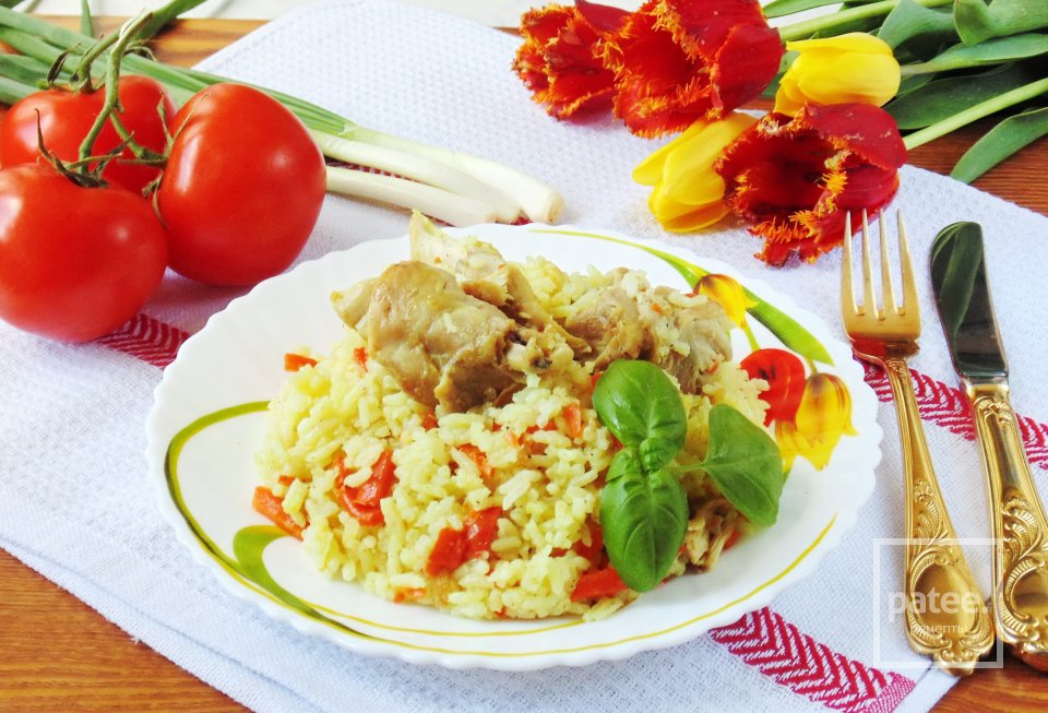 Диетический плов с курицей - Шаг 14