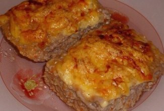 Котлеты с сыром, запеченные в духовке.