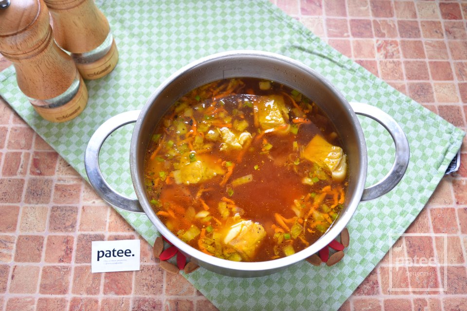 Украинский борщ со щавелем - Шаг 15