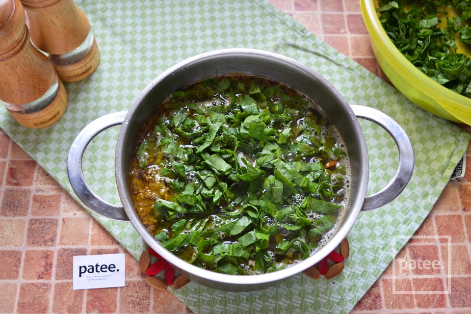 Украинский борщ со щавелем - Шаг 16