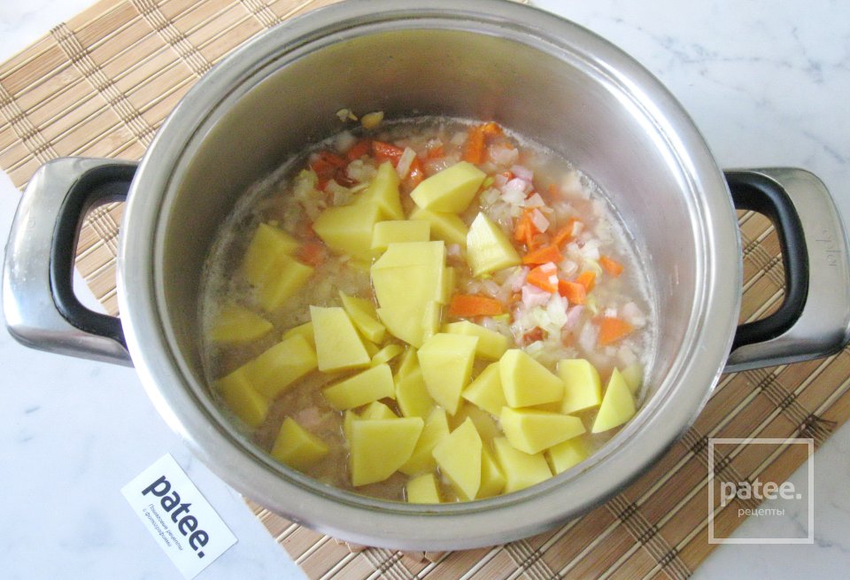 Гороховый суп с сардельками - Шаг 10