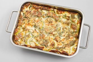 Летняя запеканка из кабачков