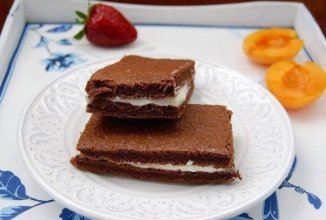 Пирожное "киндер милк слайс"